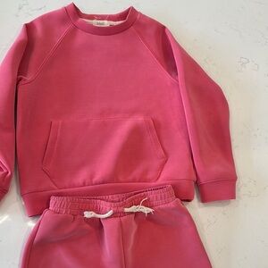 Tullabee Sweatshirt and Short Scuba material Set